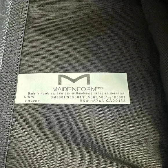 Maidenform Shaper High Waist Thigh Slimmer Black Shaping size large NWT - Picture 3 of 4